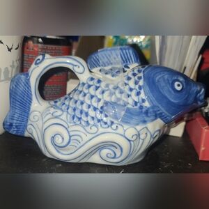 Vintage Chinese Fish Jug/Pot